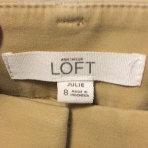 Ann Taylor Loft Julie Pant